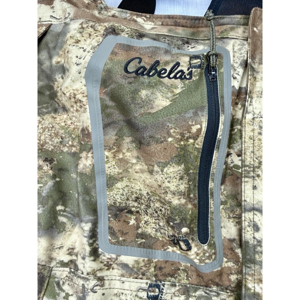 Cabelas MT050 Bibs Pants Mens 2XL Thinsulate Gore-Tex O2 Octane Camo Cold Gear‎ - Picture 6 of 16